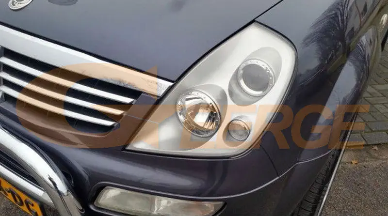 Для Ssangyong Rexton 2002 2003 2004 2005 pre facelift превосходный сверхъяркий CCFL комплект глаз ангела