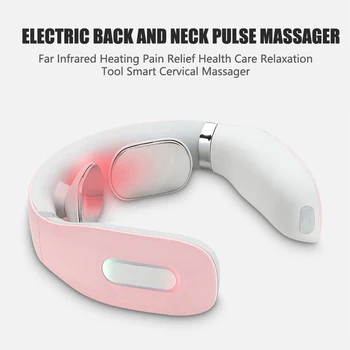 

Low Frequency Magnetic Therapy Pulse Neck Pulse Massager Rechargeable Electric with Voice Broadcast Health Care Tool Relaxation