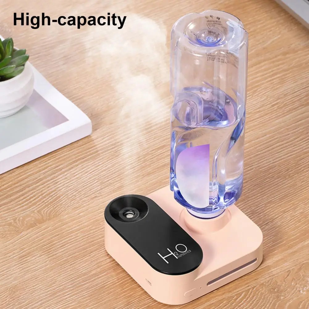 30MM Water Bottle Humidifier Cute USB Rechargeable Camera Shape Mini Humidifier Air Diffuser With Night Lamp for Home Car