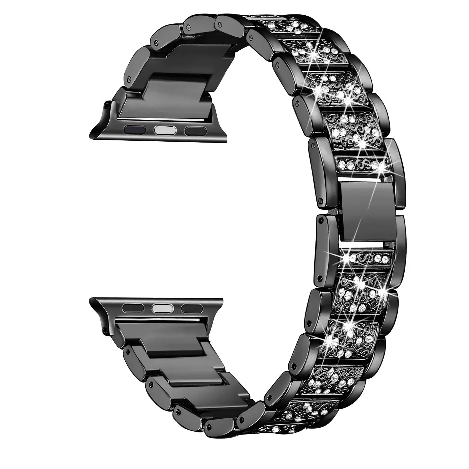 Женский ремешок для Apple Watch, ремешок 40 мм, 44 мм, iWatch, ремешок 38 мм, 42 мм, браслет из нержавеющей стали, ремешок для Apple watch 5, 4, 3, 21, 38, 40