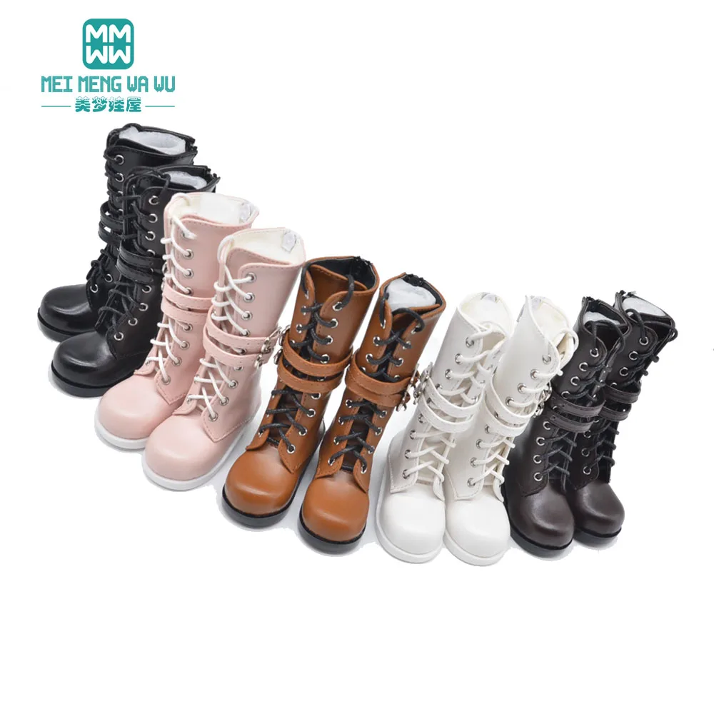 7,5 cm muñeca juguetes zapatos para 58-60cm 1/3 SD13 BJD articulación esférica muñeca accesorios de moda botas Martin botas de zapatos de cuero