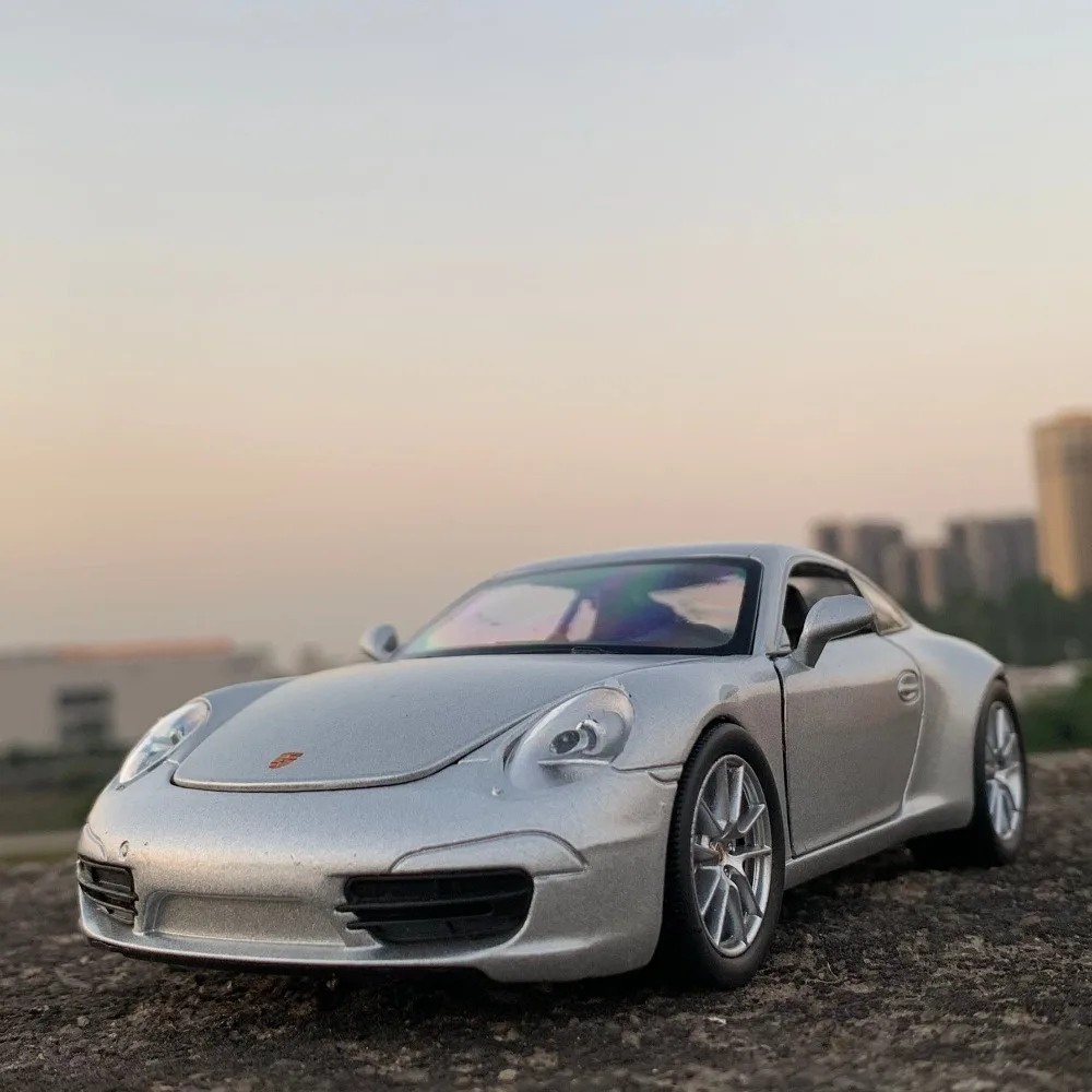 1:24 сплав спортивный автомобиль 911 модель автомобиля длина 18,5 см
