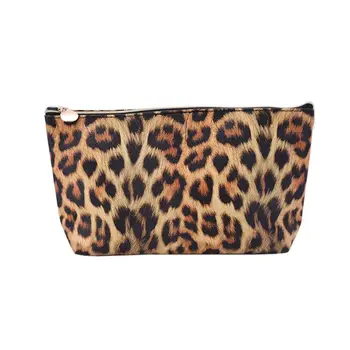 

Travel Cosmetic Bag Leopard Printed Pattern Makeup Case Pouch Toiletry Organizer M6CC