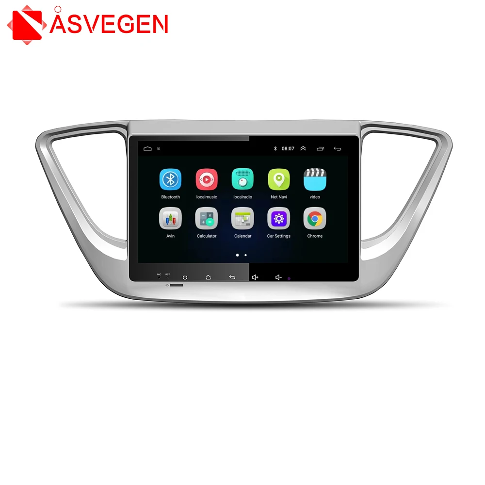 Perfect 9" Android 8.1 Car Multimedia Player For Hyundai VERNA/ACCENT 2016 Car Stereo Radio Bluetooth WIFI Audio Mirrorlink MP5 Player 2