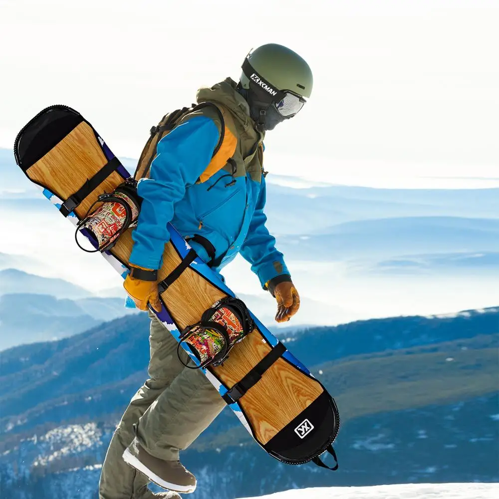 XCMAN Snowboard Sleeve Whole Cover Protection Suitcase Case Snowoard Bag  for Easy Carry & Protection from Scratches