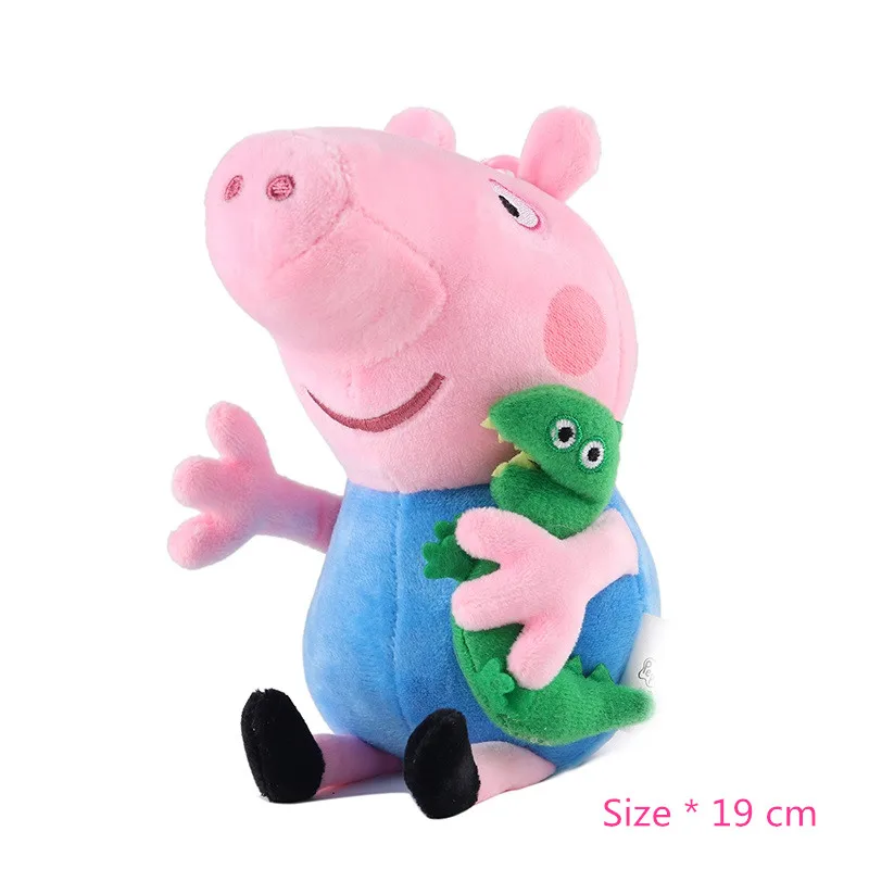 10 Newpeppa свинка девочка плюшевая игрушка кукла мультфильм рюкзак высокое качество нейлоновая ткань школьная сумка рюкзак детский подарок на день рождения Рождество - Цвет: 10