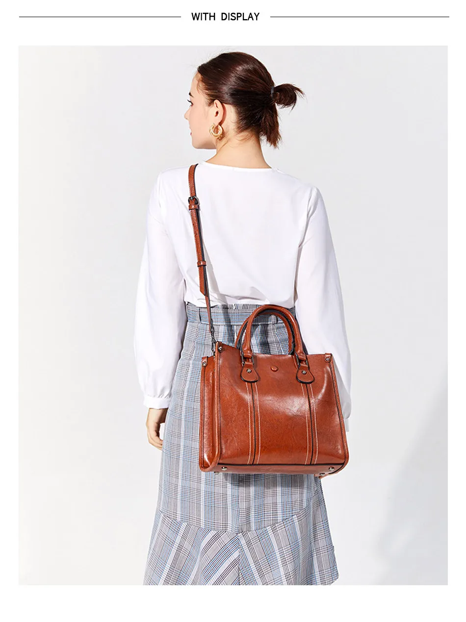 SCV Women Shoulder Bag Classic Handbag High Quality Large Capasity Bucket bag Vintage Tote Messenger Bag Satchel Sac A Main
