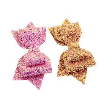 

Fashion Girl Hair Clips Beautiful Cute Sequins Bowknot Hot Sale Design Hair Pin Children Hairpin Princess Hair Accessories o