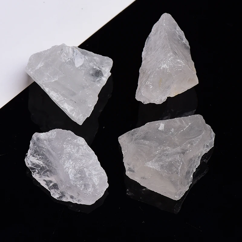 Natural Crystal  Minerals Amethyst Rose Quartz Raw Crystals Lrregular Shape Rough Rock Stone Reiki Healing Crystals