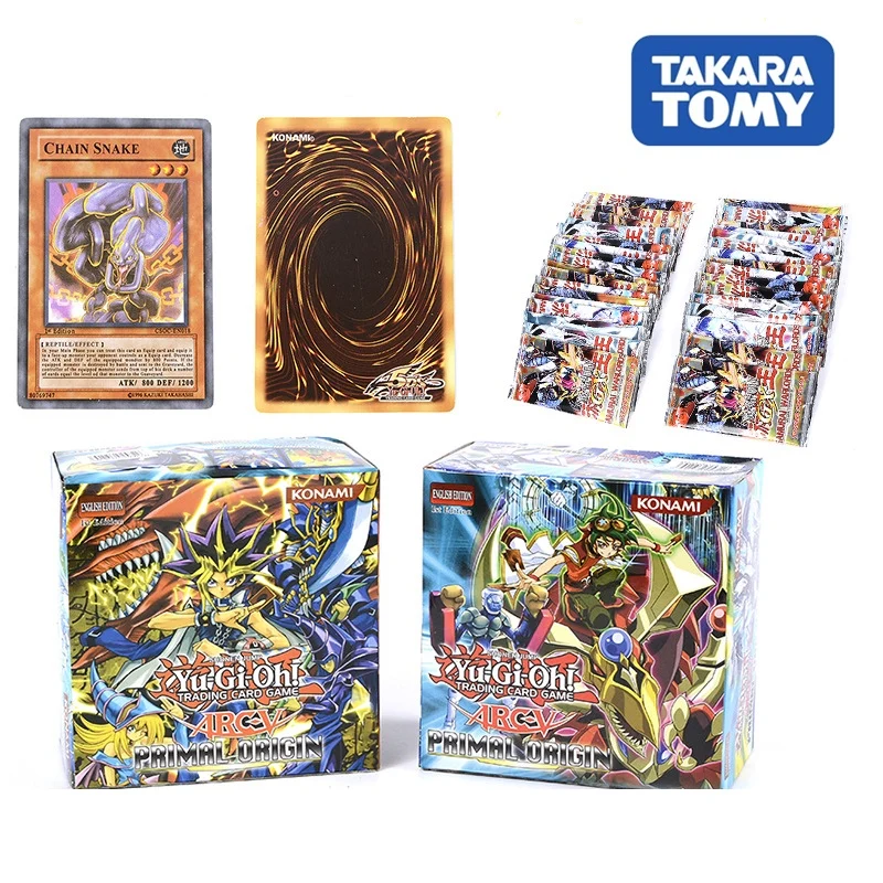 288 шт./кор. Yugioh карты Takara Tomy 36 пачек yu-gi-oh Аниме игровая коллекция карт детские игрушки