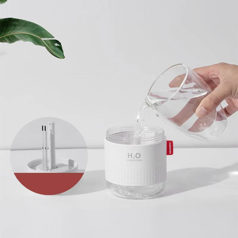 500ML Große Kapazität Ultraschall luftbefeuchter mit Romantische Lampe USB Auto Nebel Maker Aroma Öl Diffusor Aromatherapie Luftbefeuchter