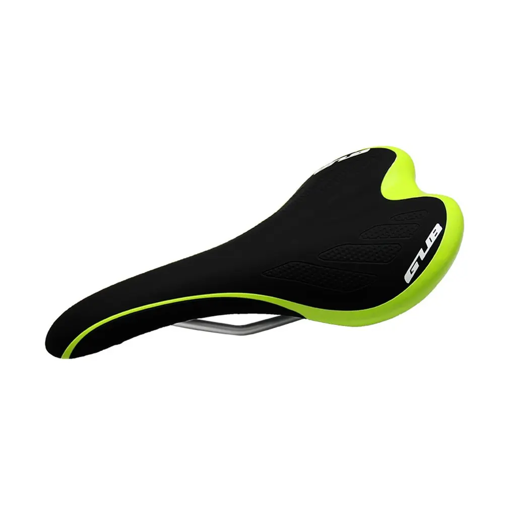 Black light green GUB, 3083, микрофибра, кожа, Mtb, горная дорога, велосипедное седло, удобное, велосипедное седло, для дороги, Sillin, Bicicleta, Selle Ilalia - Цвет: Black light green