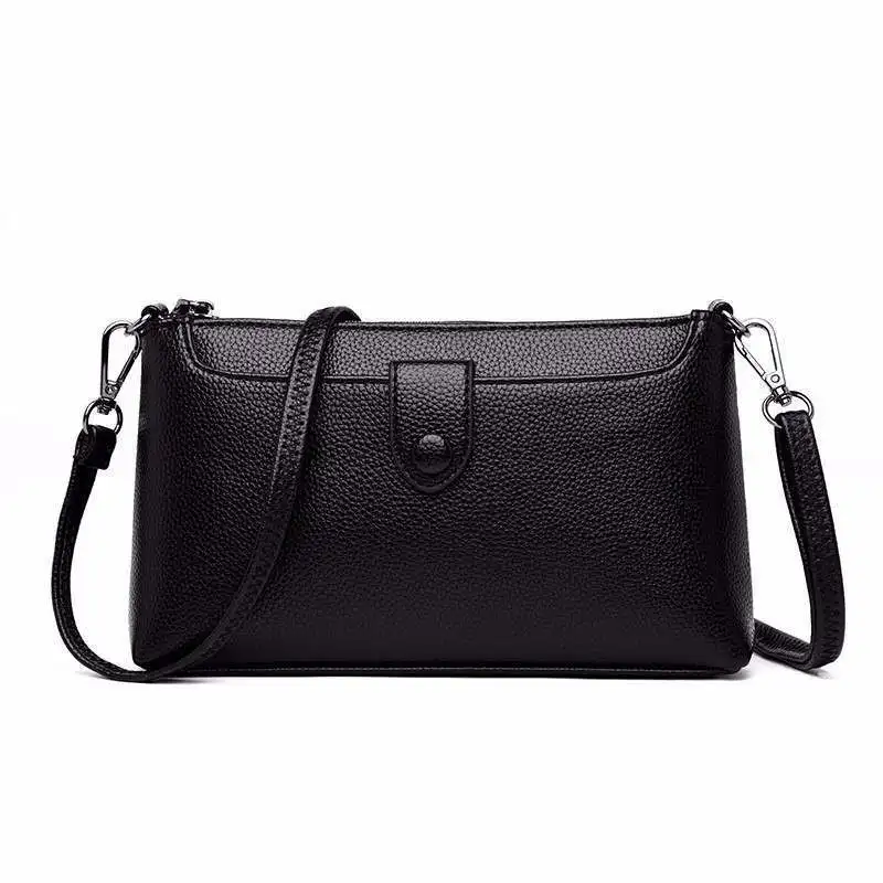 Female Messenger Bags High Quality Small Leather Shoulder Bag Sac A Main Women Vintage Flap Clutch Bag Crossbody Bag For Girls
