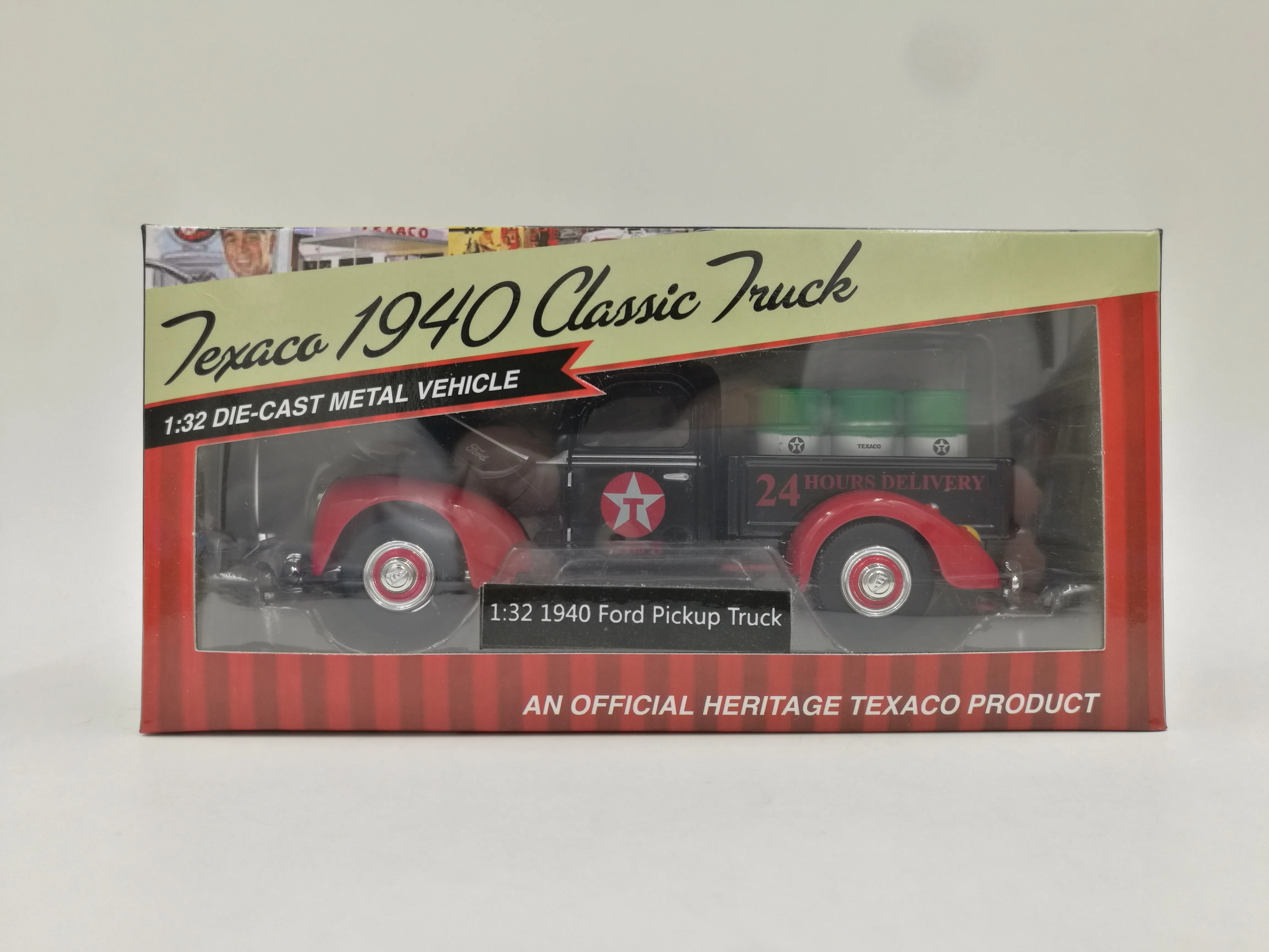 1:32 1940 Ford танкер TEXACO Игрушечная машина из сплава игрушки для детей литье под давлением модель подарок