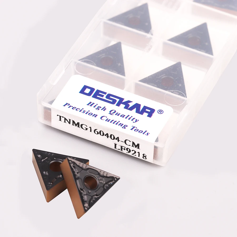 

TNMG160404-CM LF9218 TNMG160408-CM LF9218 CNC lathe tool Carbide turning insert Two-color coated blade for processing steel part