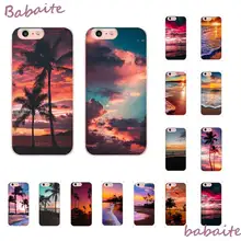Babaite travel sunset beach Soft Silicone Phone Case For iPhone 8 7 6 6S Plus X XS MAX 5 5S SE XR 11 11pro promax Mobile Cases(China)