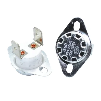 

1pcs KSD302 16A 250V 40-130 degree Ceramic KSD301 Normally Closed Temperature Switch Thermostat 45 55 60 65 70 75 80 85