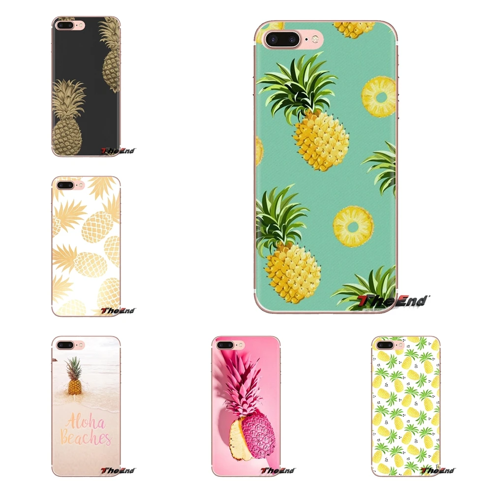 TPU Transparent Case For Xiaomi Mi3 Samsung A10 A30 A40 A50 A60 A70 Galaxy S2 Note 2 Grand Core Prime Pineapple mobile wallpaper |