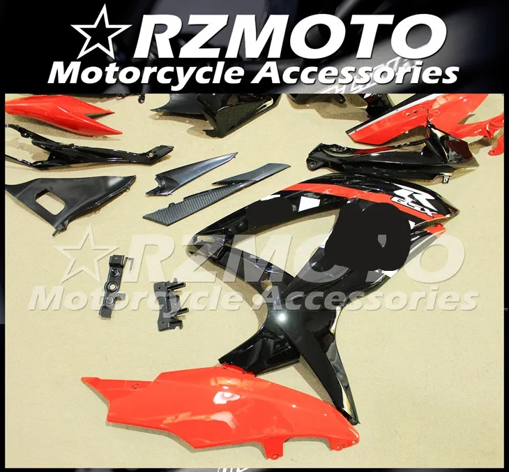 ABS мотоцикл обтекатель комплект для SUZUKI GSXR600 750 K8 2008-2010 год кузов литья под давлением Магазин № 1159