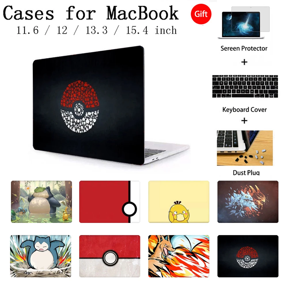 Новый чехол для ноутбука MacBook Retina Pro 13 3 15 4 рукав Apple Air 11 12 дюймов Крышка клавиатуры