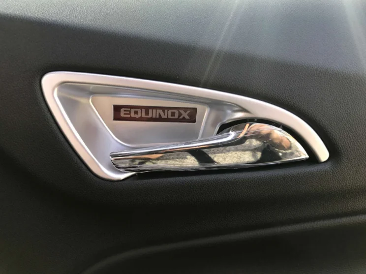 4 шт. ABS Хромированная дверная чаша ручка Накладка для Chevrolet Equinox
