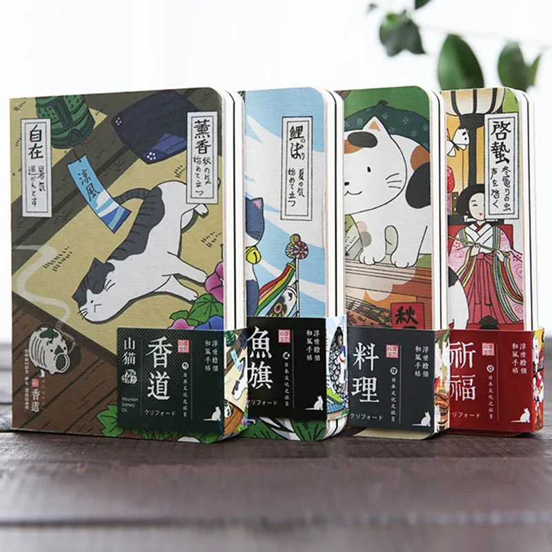 Милый Кот рисованная иллюстрация блокнот Kawaii Мультфильм планировщик Sketchbook мягкий переплет Винтаж DIY Дневник программа школьные принадлежности