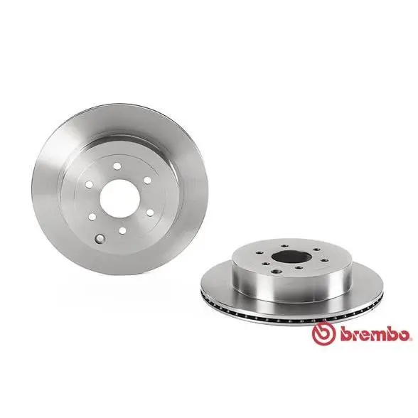 Диск тормозной задний Nissan Pathfinder 2.5-4.0i/DCi 05 BREMBO 0