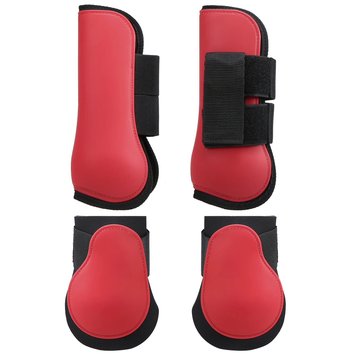 Horse Leg Boots Set Sports Jumping Leg Protection Boots Lightweight