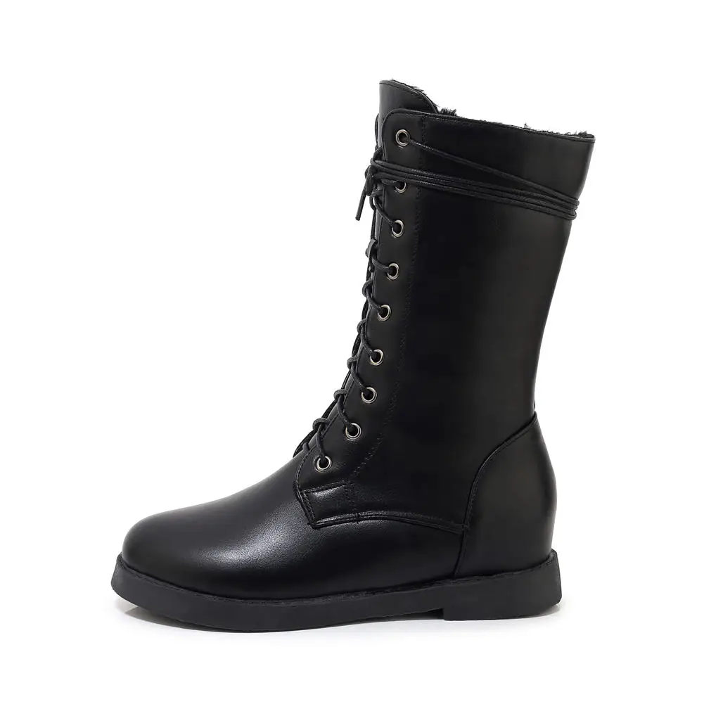 dropship big size 43 autumn winter leisure Woman Shoes boots Women Shoes Shoelaces Boots Martin female