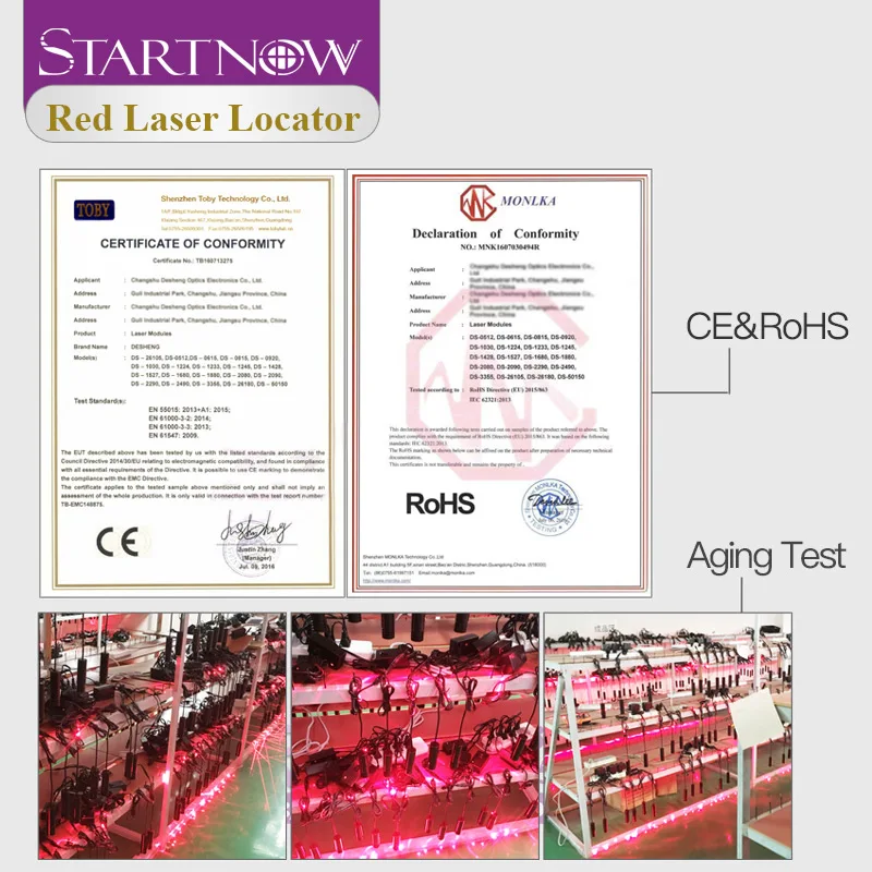 Laser Engraving Machine Line Red Locator 635nm 10mw Infrared Laser Module Locator Red Laser Line Positioning 660nm For Woodworking Stone Cutting Machine