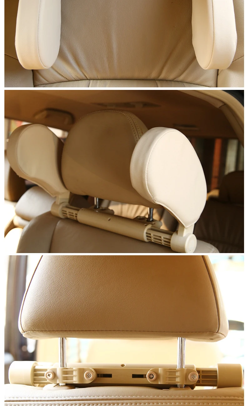 Car Seat Headrest Car Pillow Cushion Travel Rest Neck Pillow Support Solution For Kids And Adult Children Auto Seat Head Cushion