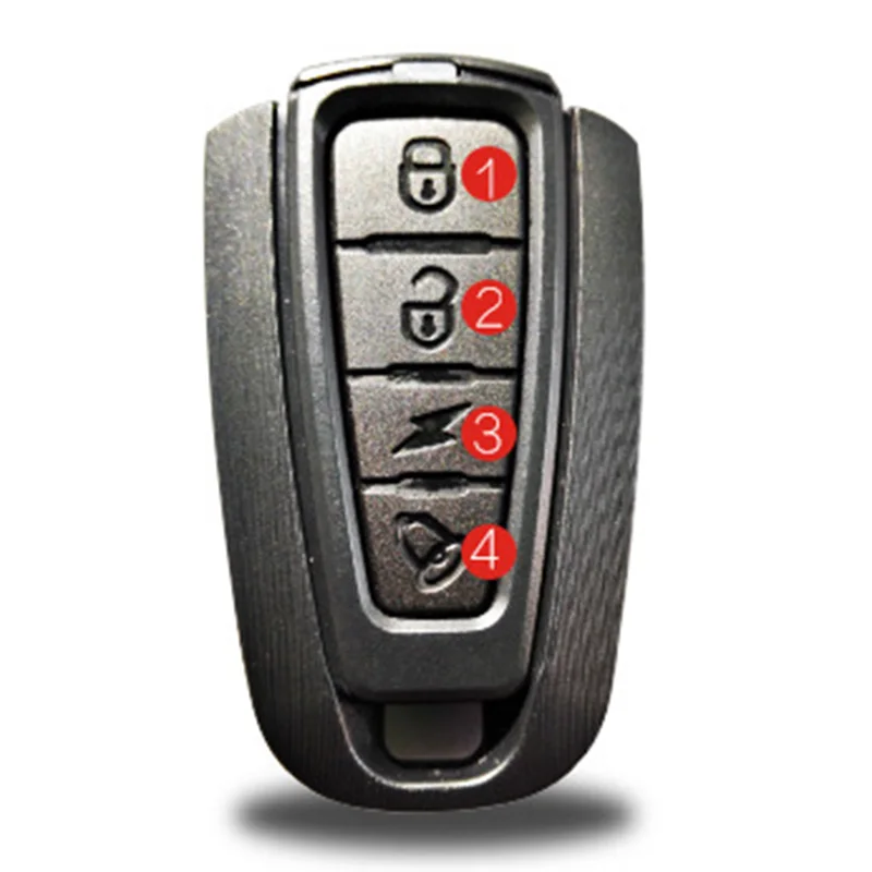 Bicycle 4 In 1 Rear LED Tail Wireless Security Remote Control Lock Waterproof