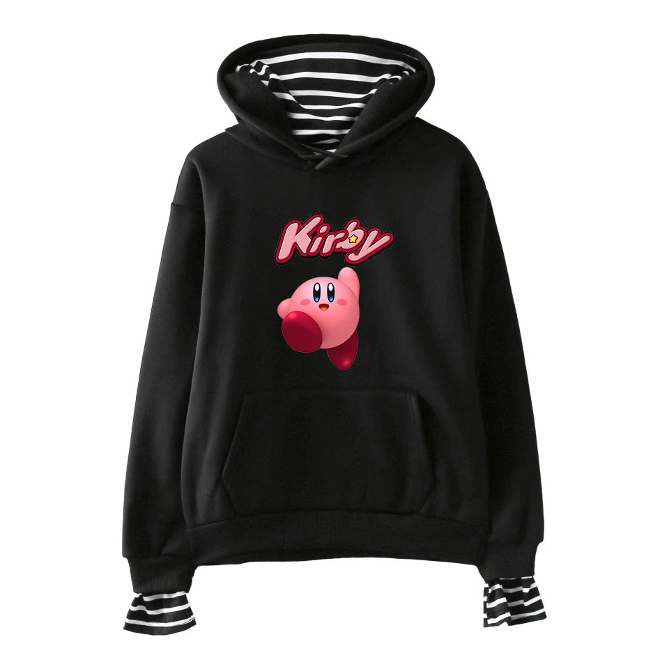 Kirby серия милые поддельные толстовки из двух частей толстовка горячая Распродажа модные повседневные женские/мужские толстовки Kpops Harajuku толстовки