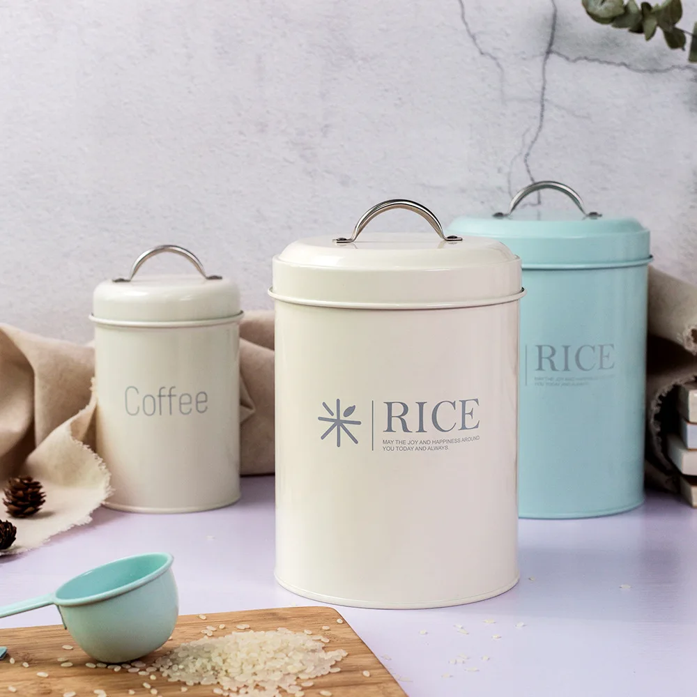 Round Type Baking Flour Storage Container Kitchen Rice Grain Powder round-type-baking-flour-storage-container-kitchen-rice-grain-powder