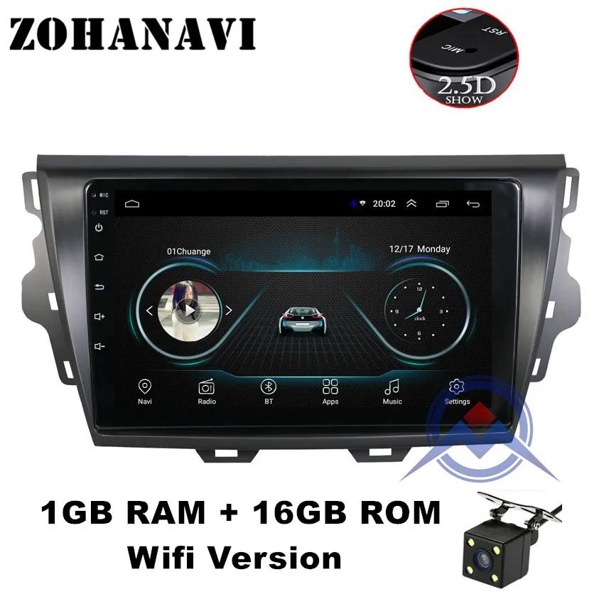 Radio CAM 1G 16G ZOHANAVI 9 дюймов Android 9,0 2.5D Автомобильная магнитола для Great Wall Volexx c30 Автомобильная стерео радио аудио DVD gps плеер навигация с картами - Цвет: Radio CAM 1G 16G
