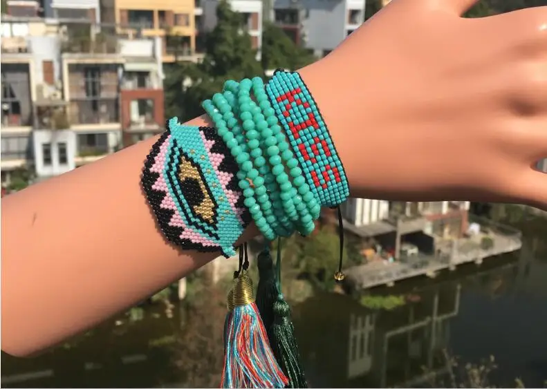 SANDEI Beads Набор браслетов с подвесками, модные ювелирные изделия, сексуальный браслет с губами, хрустальные ювелирные изделия для женщин - Окраска металла: FULL SET