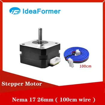 

3D printer parts Hybrid 2 phases 1.8degree Stepper Motor 42 motor Nema 17 motor CNC Reprap 3d printer motor