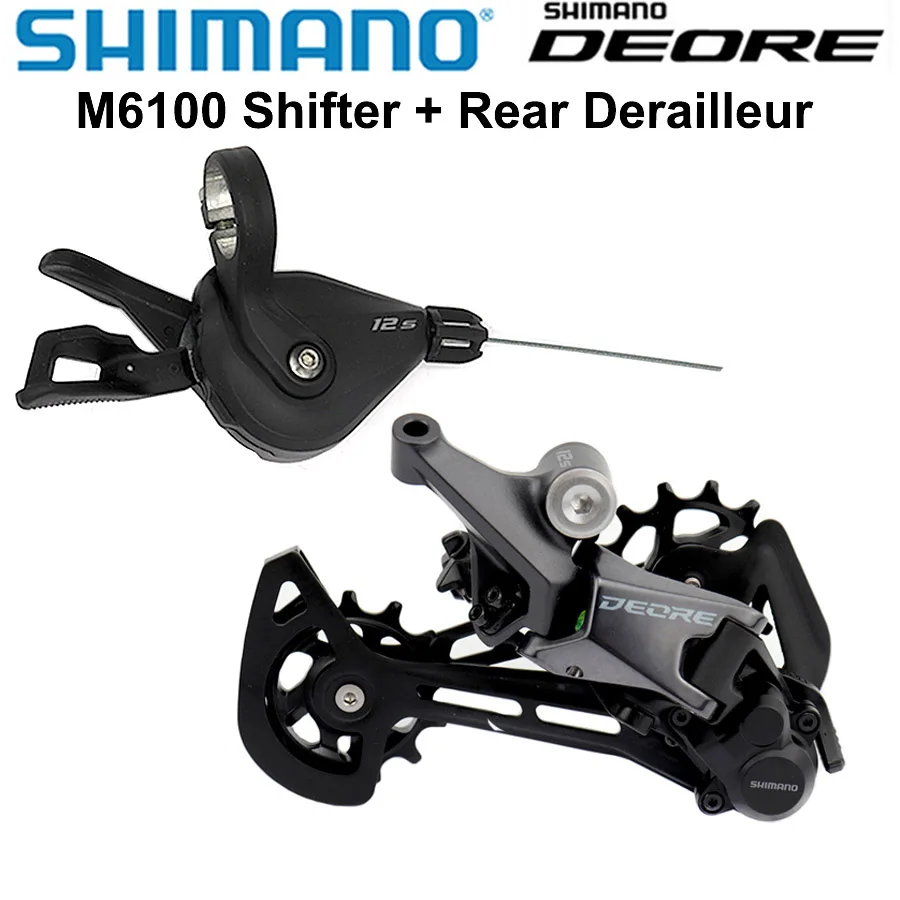 Shimano Deore M6100 Groupset Mountain Bike Groupset 1x12-speed M6100  Shifter Rear Derailleur - Bicycle Derailleur - AliExpress
