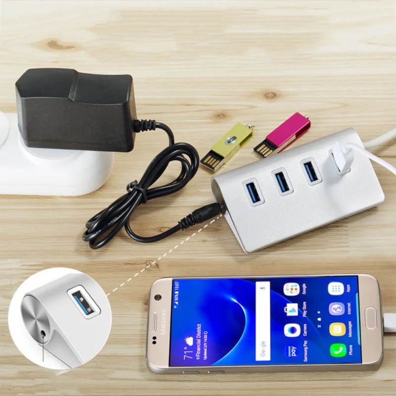 Usb-хаб 4-Порты и разъёмы Usb2.0/3-Порты и разъёмы 3,0 концентратор высокопроизводительный концентраторы устройства для чтения карт мобильных телефонов камеры цифровой видеокамеры