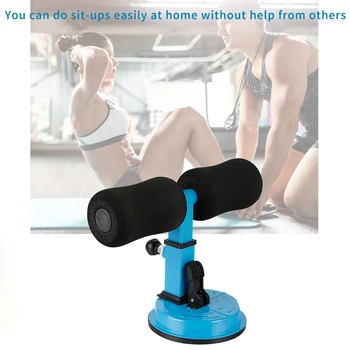 

Sit-Ups Assistant Device with Pull Rope Household Fitness Equipment for Abinal Muscle Exercise Self-Suction Sit Up