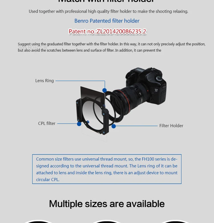 BENRO MAND32K1010 ND фильтр Master 100 мм фильтр квадратный HD Стекло WMC ULCA покрытие фильтры DHL