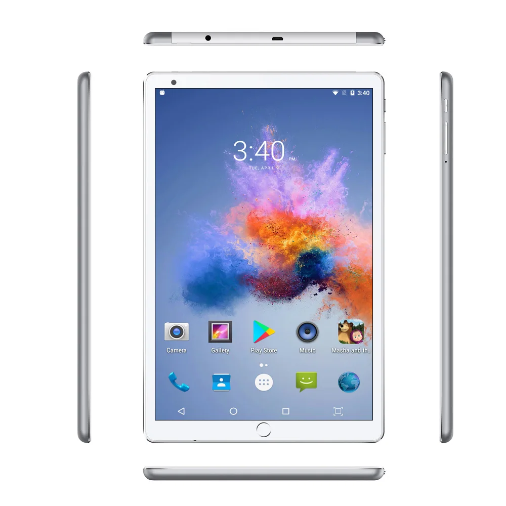 10,1 дюймовый планшетный ПК 3G Телефонный звонок 4 Гб+ 64 ГБ Android 7,0 Восьмиядерный 1,5 ГГц две sim-карты Wi-Fi bluetooth Поддержка gps Планшетный ПК(красный