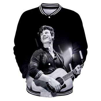 

F.T Shawn Mendes NEW Album If I Can't Have You 3D print Baseball uniform Men/Women Harajuku Baseball Jackets clothes