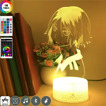 

App Control Kozume Kenma Anime Characters Nightlight 3d Led Color Changable for Children Friends Suprise Gifts Event Prize Light