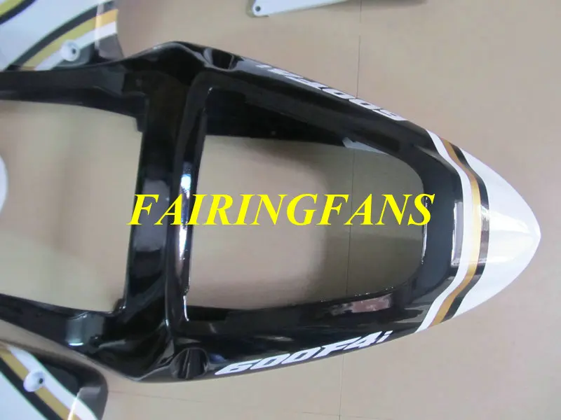 Инжекторный комплект для HONDA CBR600F4I 01 02 03 CBR600 F4i 600F4I 2001 2002 2003 черно белые Обтекатели Кузов+ подарки HV19