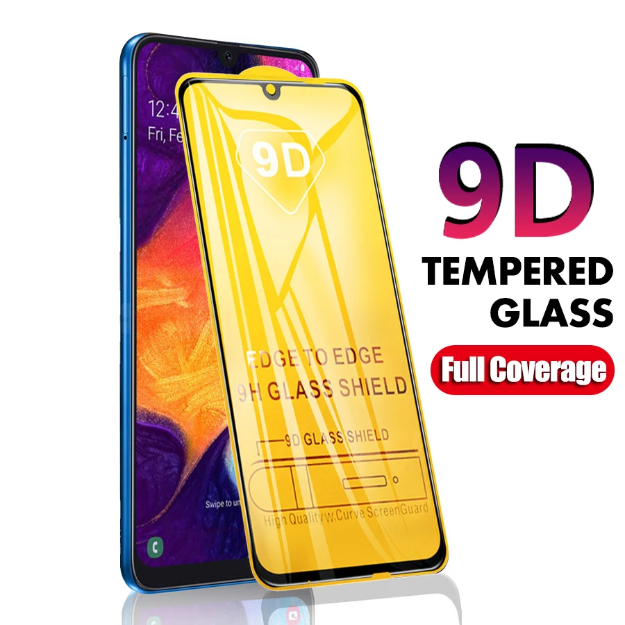 9D закаленное стекло для samsung Galaxy A50 A 50 Полное покрытие экрана протектор для Galaxy SM-A505FN защитная пленка