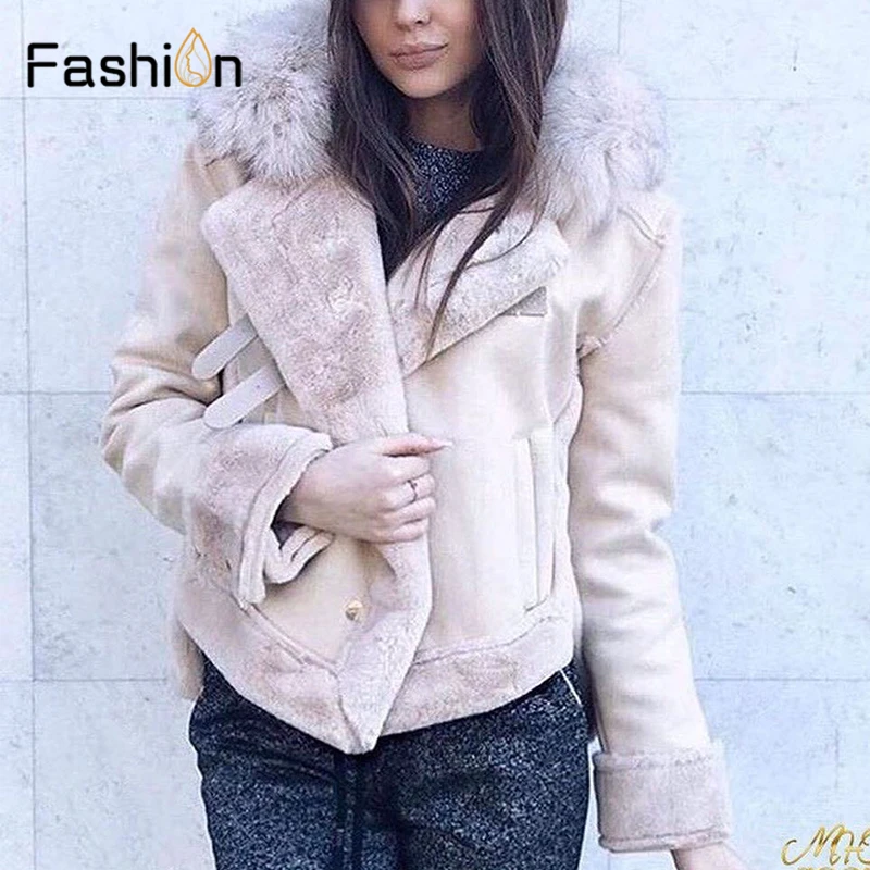 Короткие женские пальто 2019 зимние топы розовое элегантная плотная теплая