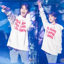 IU толстовки Толстовка KPOP IU cap Hoodie Lee Ji Eun пуловер и 50 похожих предметов спасибо толстовка из K-STAR Кепка в стиле унисекс Толстовка