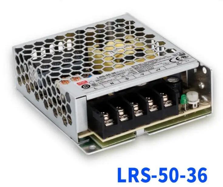[Семь Неоновые] бренд MEAN WELL представляет LRS-50-36 е-байка 36В 1.45A 52,2 Вт высокой мощности Мощность высокая эффективность один Выход переключение Питание