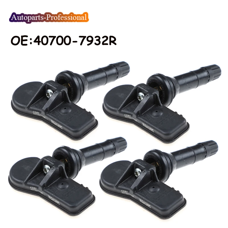 

4 Pcs/lot High Quality TPMS Tire Pressure Monitoring System For Renault CLIO 407007932R 40700-7932R Car Auto accessorie